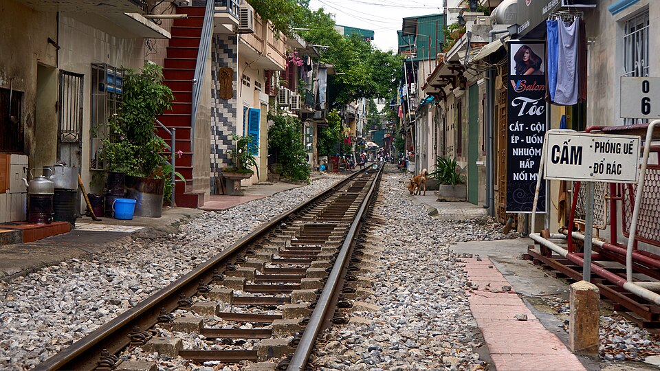 Train Street · Hanoi in a frame